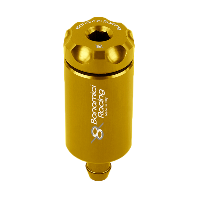 Bonamici Racing model 0040 rear brake fluid reservoir for Yamaha YZF-R9 anodised aluminium