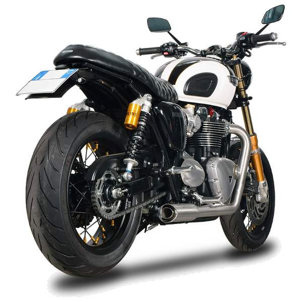 Spark Exhaust Hot Road 2-in-2 Full System Stainless Triumph Street Twin GTR8804IOM
