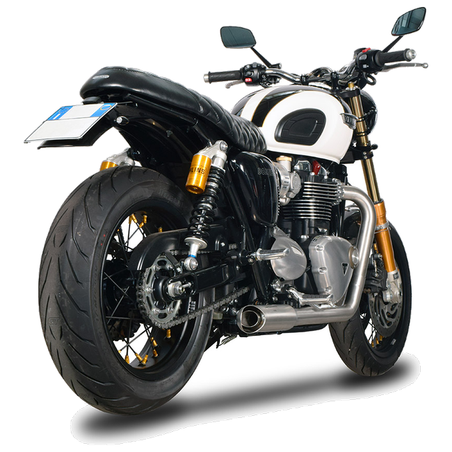 Spark Exhaust Hot Road 2-in-2 Full System Stainless Triumph Street Twin GTR8804IOM