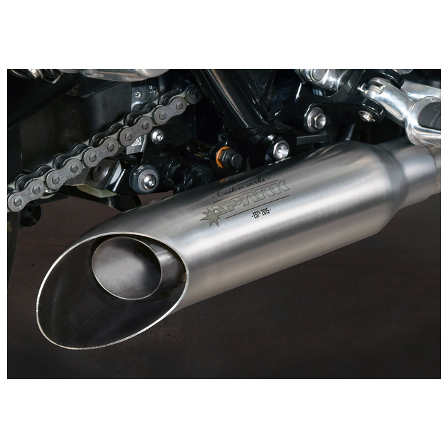 Spark Exhaust Hot Road 2-in-2 Full System Stainless Triumph Street Twin GTR8804IOM