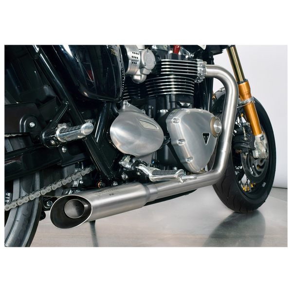 Spark Exhaust Hot Road 2-in-2 Full System Stainless Triumph Street Twin GTR8804IOM