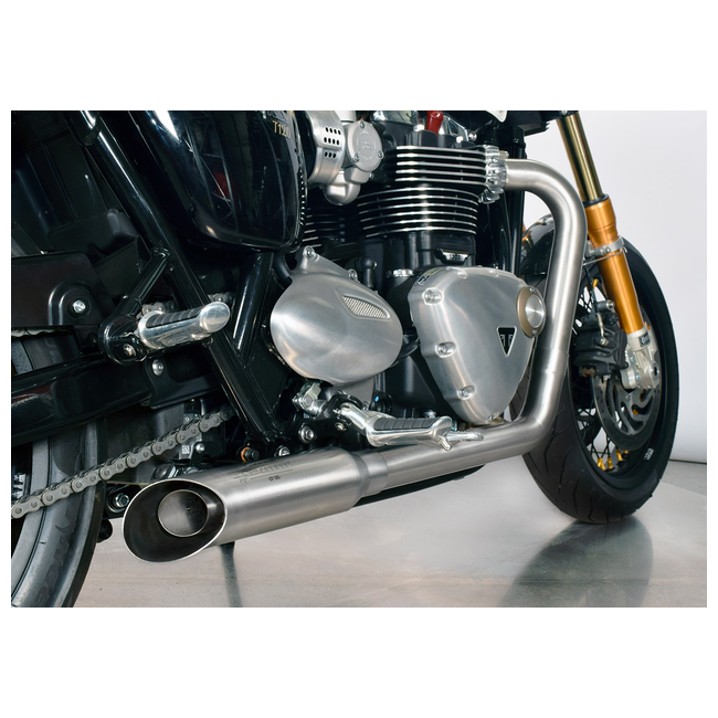 Spark Exhaust Hot Road 2-in-2 Full System Stainless Triumph Street Twin GTR8804IOM