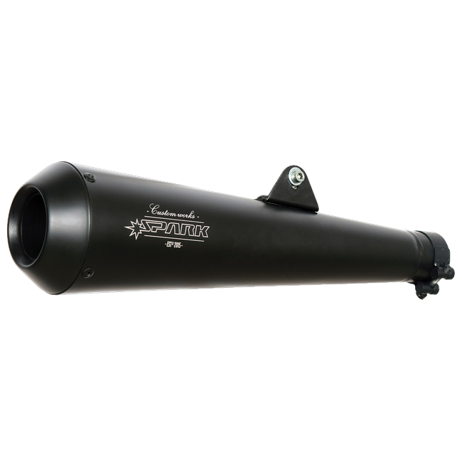 Spark Exhaust Classic Universal Silencer Black Series G00SI07B
