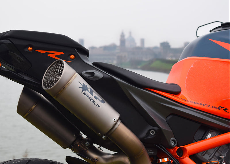 Spark Exhaust Grid-O Untersitz-Dämpferpaar Euro5 KTM 1290/1390 Super Duke R (2020-2026) GKT0111TOM
