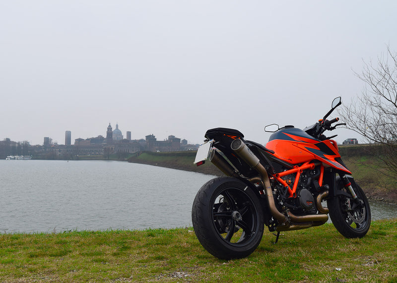 Spark Exhaust Grid-O Untersitz-Dämpferpaar Euro5 KTM 1290/1390 Super Duke R (2020-2026) GKT0111TOM