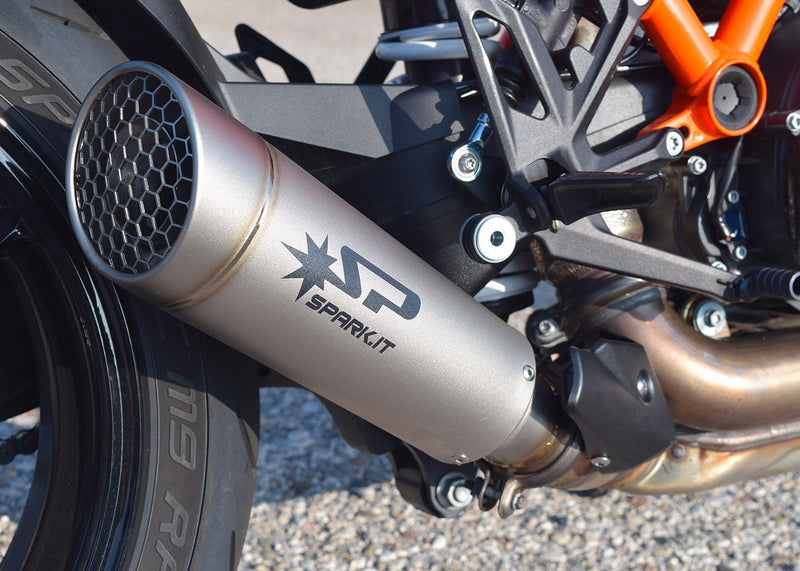 Spark Exhaust Grid-O Titanium Slip-On Racing KTM 1290/1390 Super Duke R (2020-2026) GKT0114T