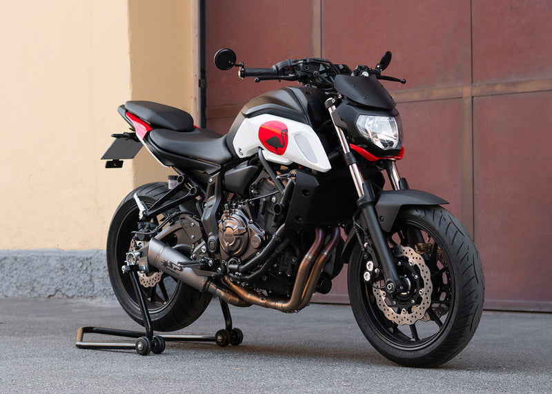 Spark Exhaust Grid-O Racing Full System TIG Collector Yamaha MT-07 / XSR700 / Tracer 700 (2014-2026) GYA8876T