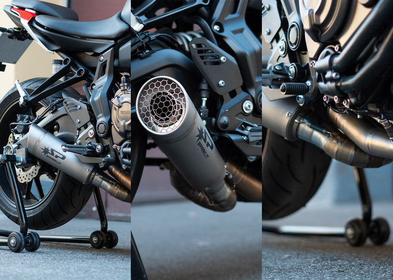 Spark Exhaust Grid-O Racing Full System TIG Collector Yamaha MT-07 / XSR700 / Tracer 700 (2014-2026) GYA8876T