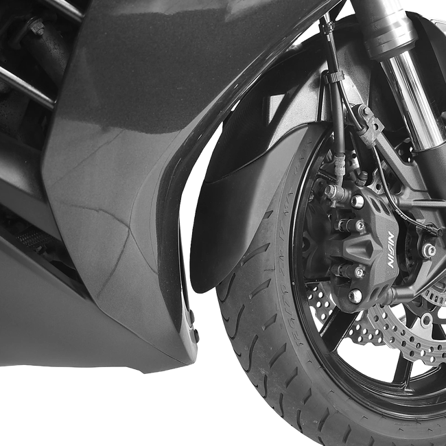Puig Front Fender Extension for Kawasaki ZZR1400 (2015–2020)
