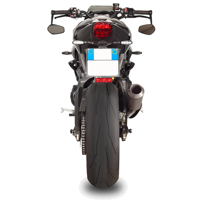 Spark Exhaust Moto GP Dark Euro5 3/4 Kit High Lateral Triumph Street Triple 765 (2020-2022) GTR0506DOM