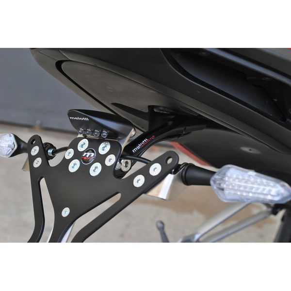 Melotti Racing Numberplate Holder PT.MV.4981-A for MV Agusta Brutale 1090, detail / installed view 2