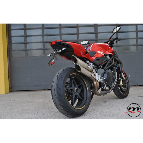 Melotti Racing Numberplate Holder PT.MV.4981-A for MV Agusta Brutale 1090, detail / installed view 3
