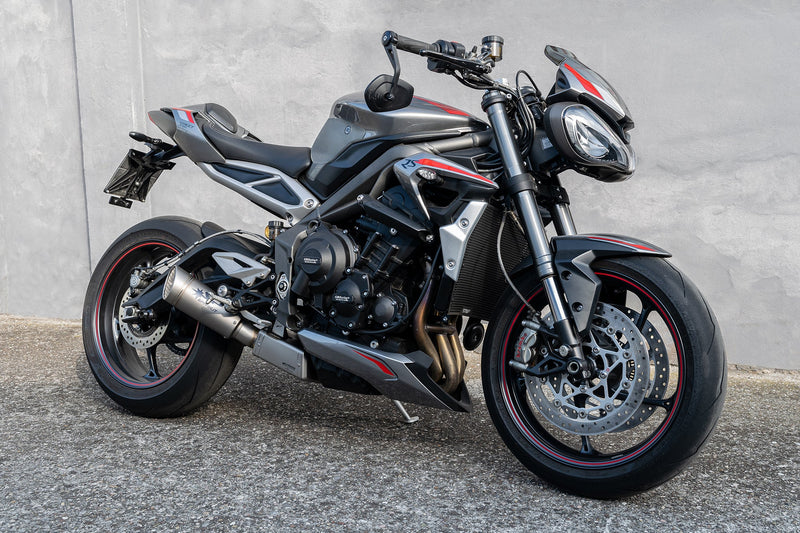 Spark Exhaust Grid-O Euro5 3/4 Kit Black Box Triumph Street Triple 765 (2020-2022) GTR0503BOM