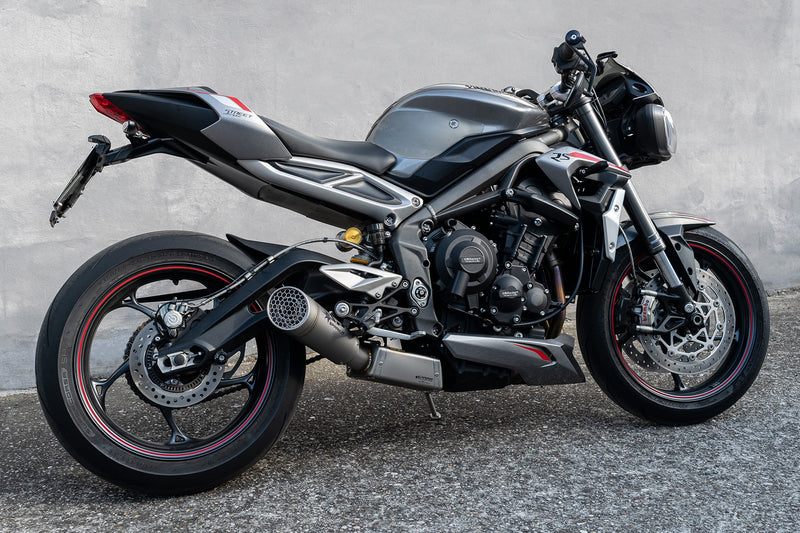 Spark Exhaust Grid-O Euro5 3/4 Kit Black Box Triumph Street Triple 765 (2020-2022) GTR0503BOM