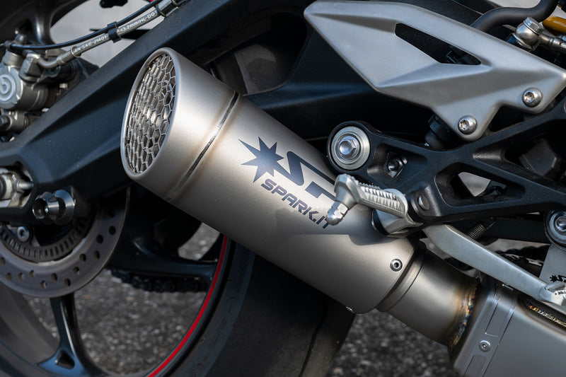 Spark Exhaust Grid-O Euro5 3/4 Kit Black Box Triumph Street Triple 765 (2020-2022) GTR0503BOM