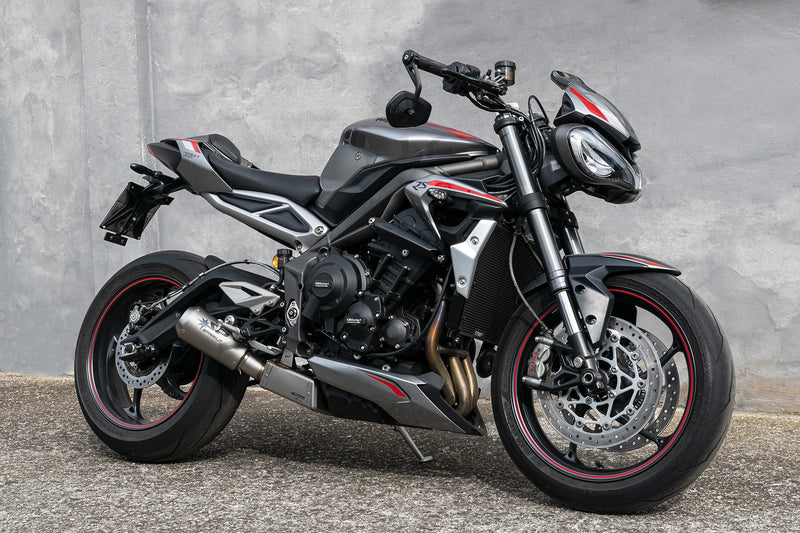 Spark Exhaust Moto GP Dark Euro5 3/4 Kit Triumph Street Triple 765 (2020-2022) GTR0504DOM