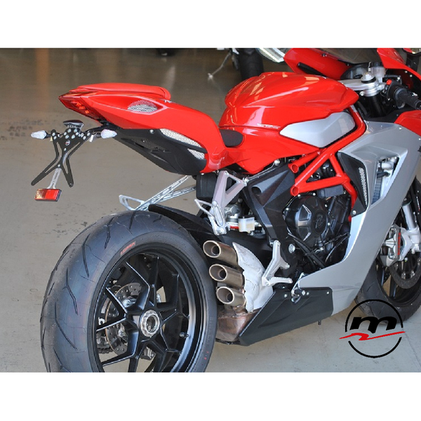 Melotti Racing Numberplate Holder PT.MV.5121-A for MV Agusta F3 675, detail / installed view 5
