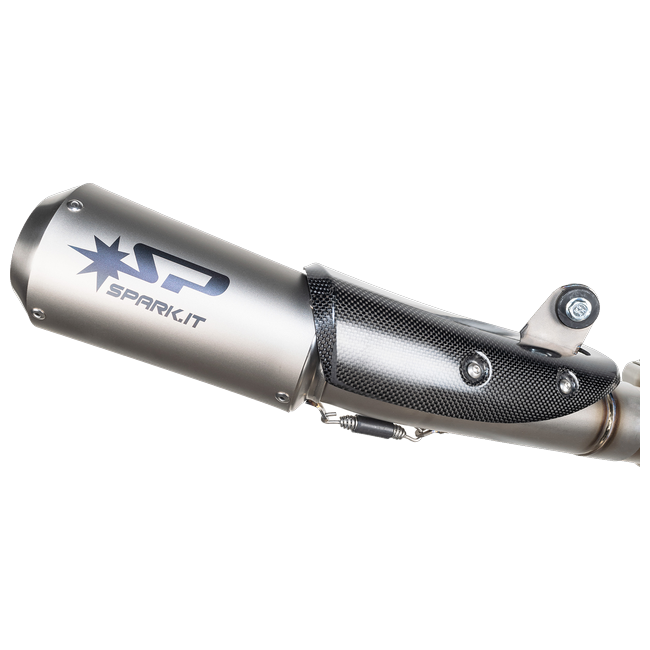 Spark Exhaust Moto GP Titanium Euro5 3/4 Kit High Lateral Triumph Street Triple 765 (2020-2022) GTR0506TOM