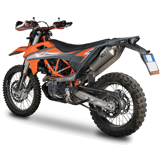 Spark Exhaust Dakar Slip-On Dark Style Racing KTM 690 SMC R (2021-2023) GKT0401D