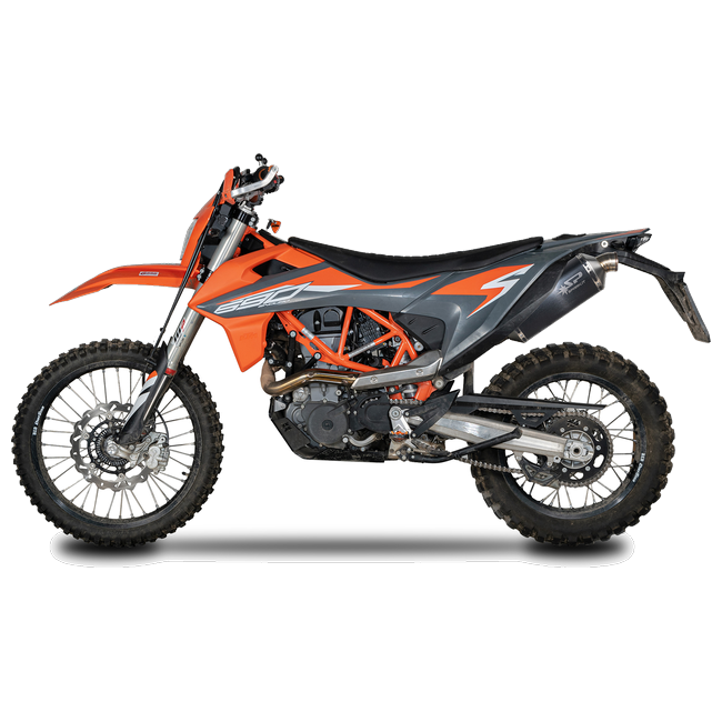 Spark Exhaust Dakar Slip-On Dark Style Racing KTM 690 SMC R (2021-2023) GKT0401D