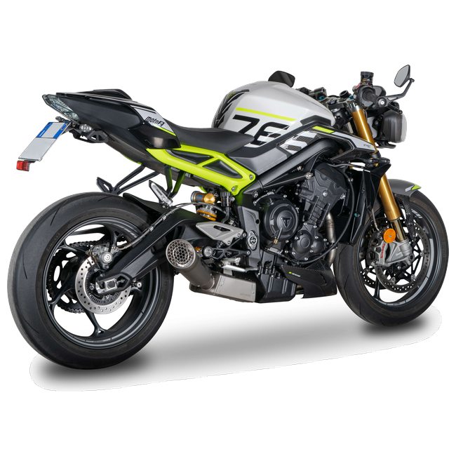 Spark Exhaust Grid-O Euro5+ Full System Black Ceramic Triumph Street Triple 765 (2023-2026) GTR8824BOM