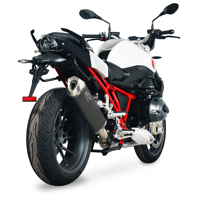 Spark Exhaust Force slip-on dark stainless BMW R 1200 R RS GBM0403DOM