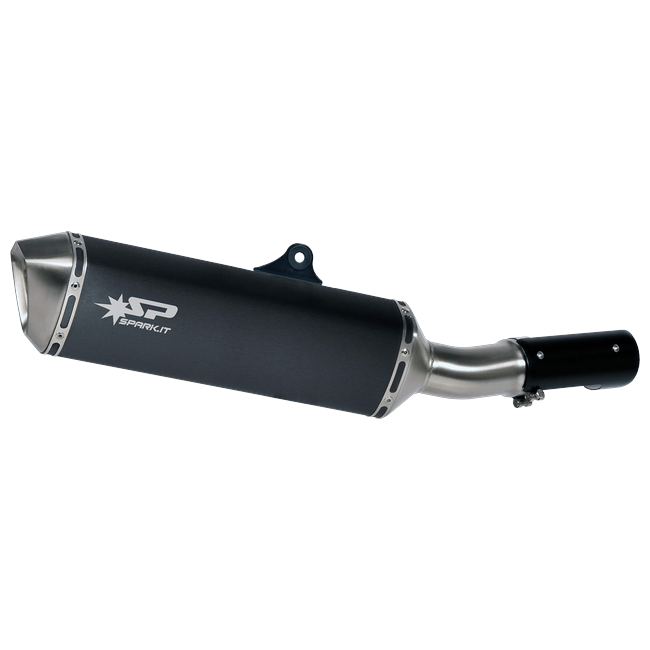 Spark Exhaust Force slip-on dark stainless BMW R 1200 R RS GBM0403DOM