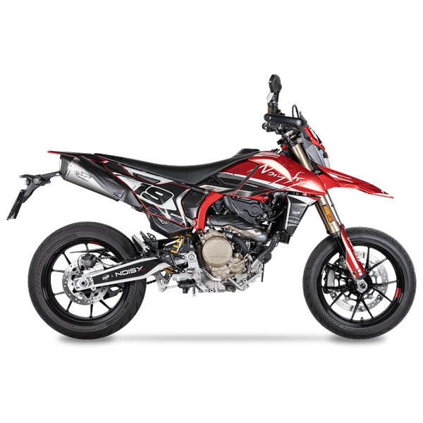 Spark Exhaust Konix Evo Slip-On Pair Titanium Ducati Hypermotard 698 Mono GDU1810TOM