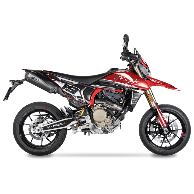 Spark Exhaust Force Evo Slip-On Pair Carbon Ducati Hypermotard 698 Mono GDU1809COM