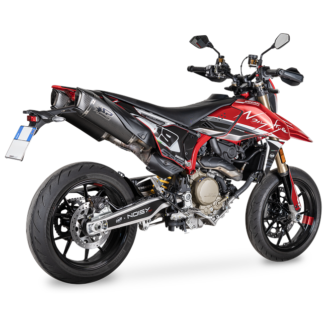 Spark Exhaust Force Evo Slip-On Pair Carbon Ducati Hypermotard 698 Mono GDU1809COM