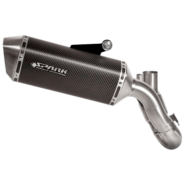 Spark Exhaust Force 3/4 Kit Titanium Low Mount Ducati Hypermotard 821 / Hyperstrada (2013-2015) GDU1804TOM