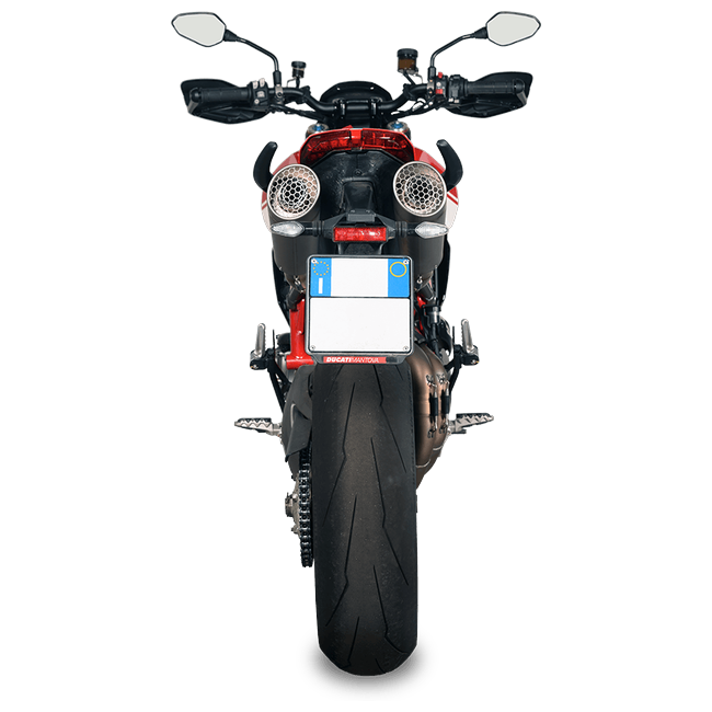 Spark Exhaust Grid-O titanium high-mount kit Ducati Hypermotard 950 GDU1808TOM