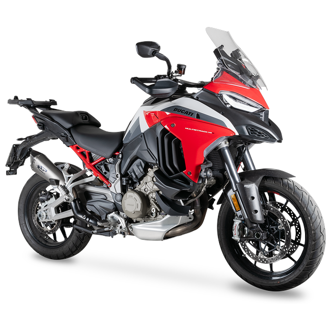 Spark Exhaust Konix Evo titanium slip-on Ducati Multistrada V4 GDU1605TOM