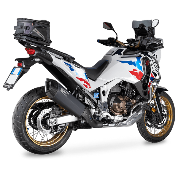 Spark Exhaust Fighter Evo Slip-On Titanium Total Black Honda CRF1100L Africa Twin GHO1702BOM