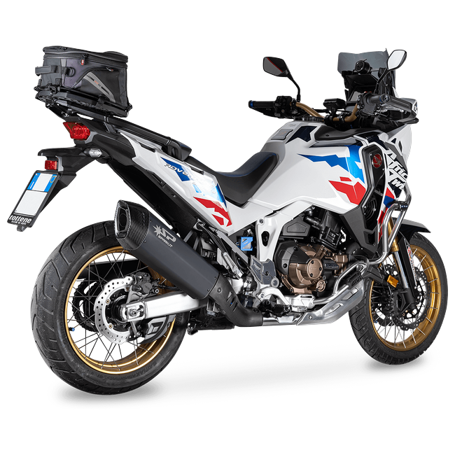 Spark Exhaust Fighter Evo Slip-On Titanium Total Black Honda CRF1100L Africa Twin GHO1702BOM