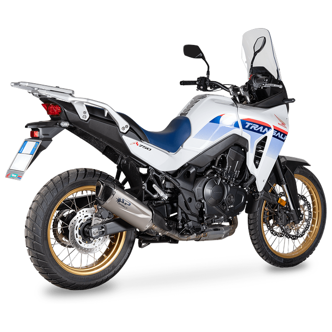 Spark Exhaust Force Evo slip-on titanium Euro 5+ Honda XL750 Transalp GHO2001TOM