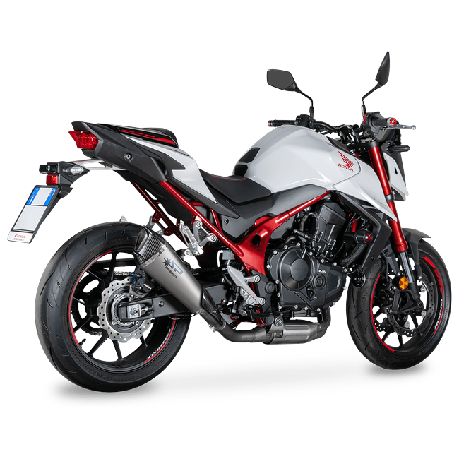 Spark Exhaust Konix Evo slip-on titanium Honda CB750 Hornet GHO0202TOM