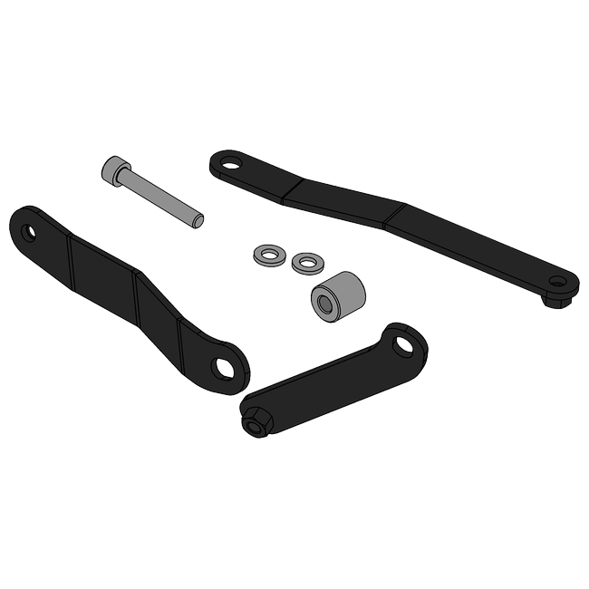 Spark Exhaust mounting kit Kawasaki ZX-10 R SKIT122