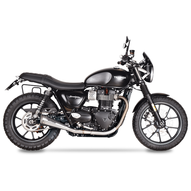 Spark Exhaust 60's slip-on Triumph STREET TWIN GTR0401IOM
