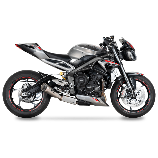 Spark Exhaust Grid-O Euro5 3/4 Kit Black Box Triumph Street Triple 765 (2020-2022) GTR0503BOM