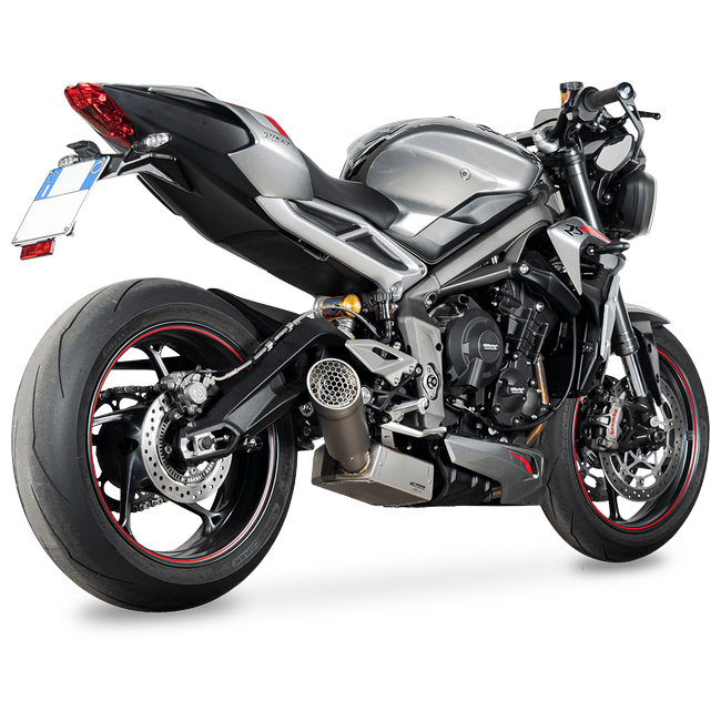 Spark Exhaust Grid-O Euro5 3/4 Kit Black Box Triumph Street Triple 765 (2020-2022) GTR0503BOM