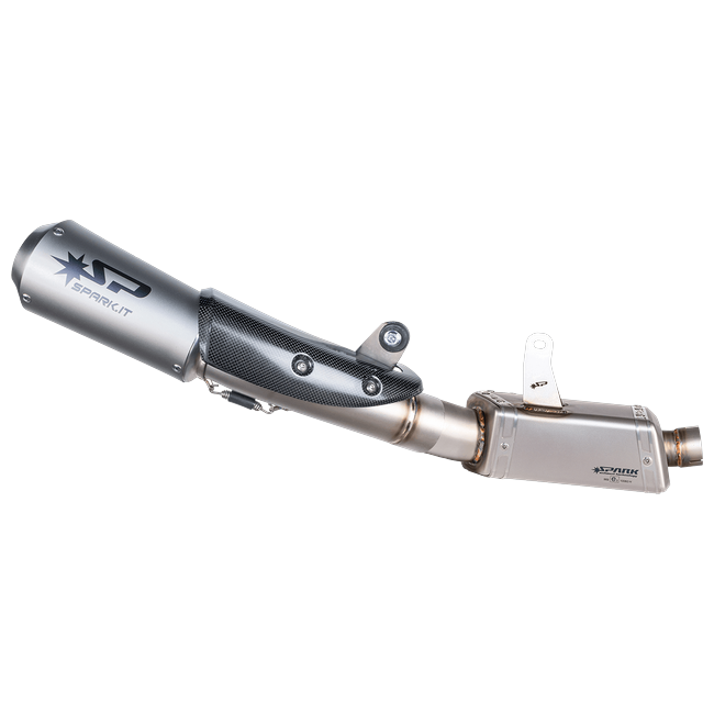 Spark Exhaust Moto GP Titanium Euro5 3/4 Kit High Lateral Triumph Street Triple 765 (2020-2022) GTR0506TOM
