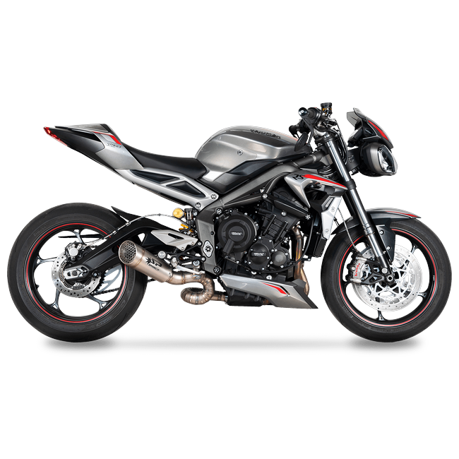 Spark Exhaust Grid-O half system Triumph Street Triple 765 R GTR0501T – view 5