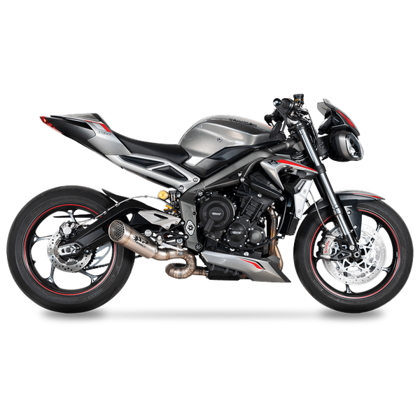 Spark Exhaust link pipe Triumph Street Triple 765 R GTR0501R – view 2