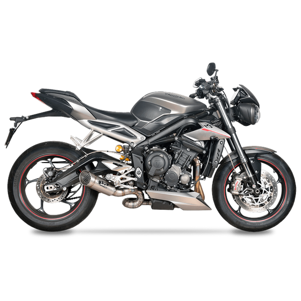 Spark Exhaust link pipe Triumph Street Triple 765 R GTR0501R – view 3