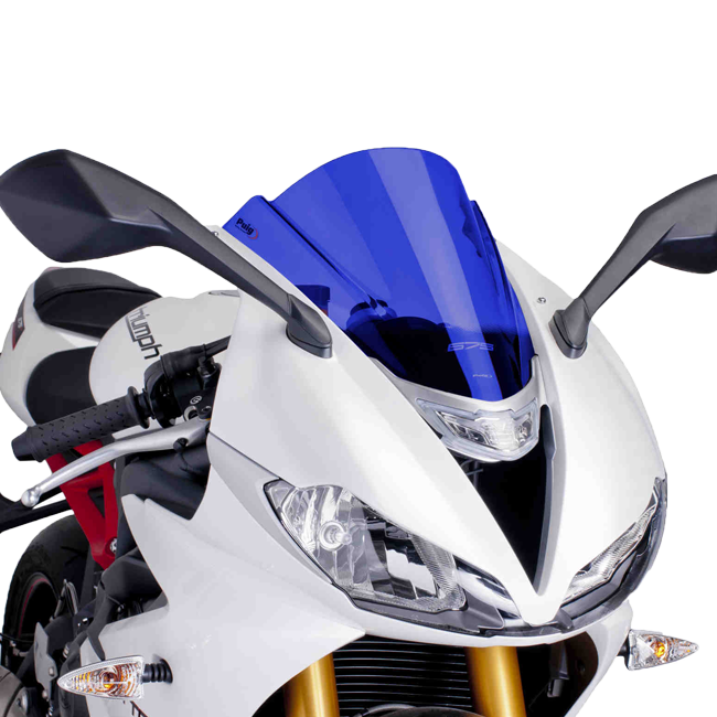 Puig Z-Racing windscreen part 6498 for Triumph Daytona 675/R 2013–2017