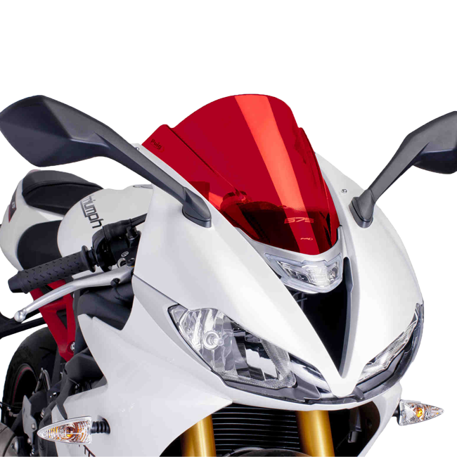 Puig Z-Racing windscreen part 6498 for Triumph Daytona 675/R 2013–2017