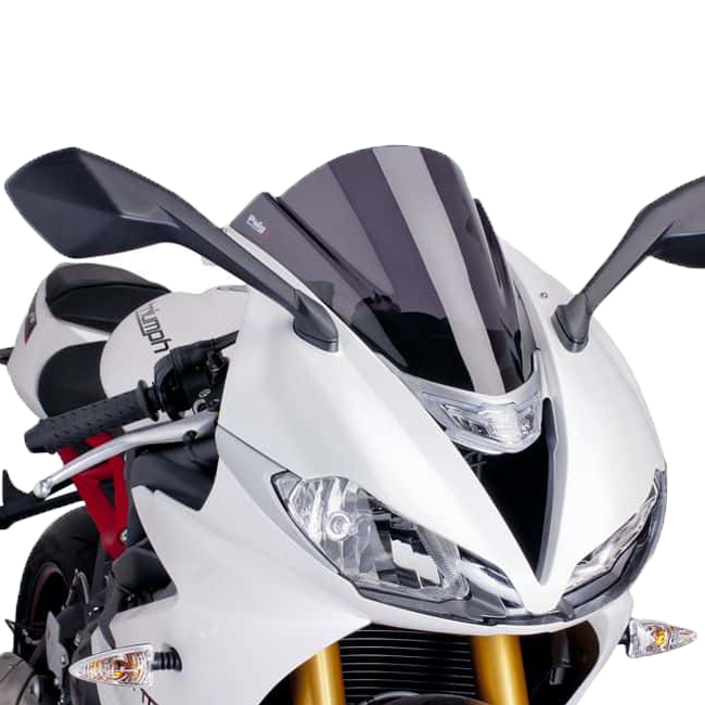 Puig Z-Racing windscreen part 6498 for Triumph Daytona 675/R 2013–2017
