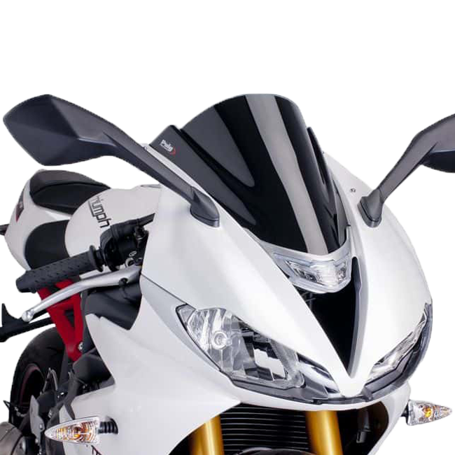 Puig Z-Racing windscreen part 6498 for Triumph Daytona 675/R 2013–2017