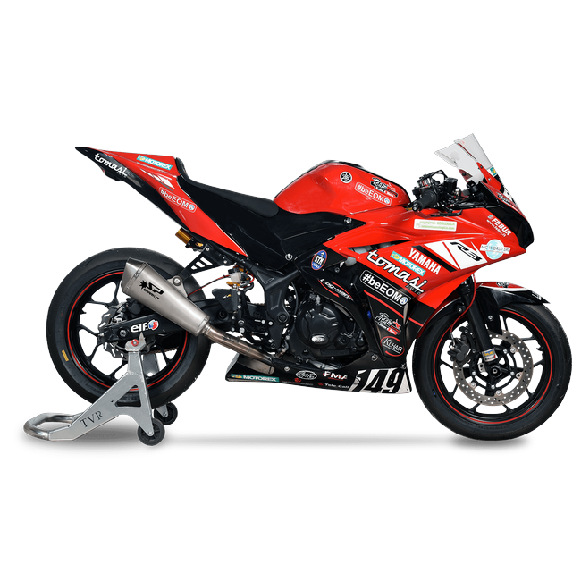 Spark Exhaust Konix racing full system stainless collector Yamaha R3 GYA8856T
